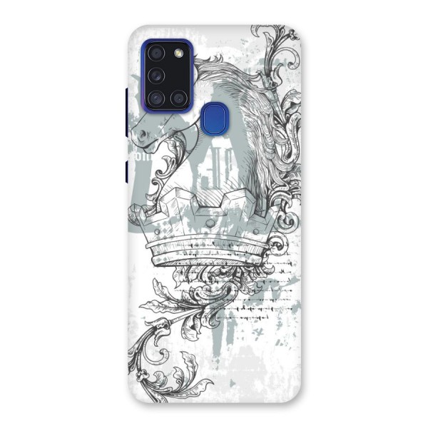 Designous Vintage Back Case for Galaxy A21s